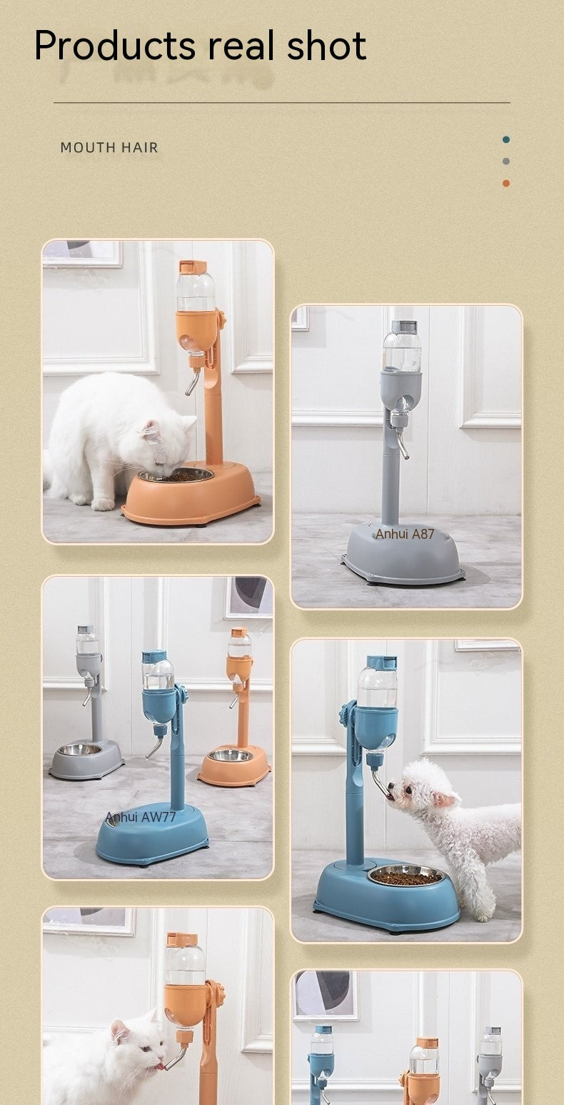 Non-Wet Mouth Hanging Dog Water Dispenser for Pets - Image 17