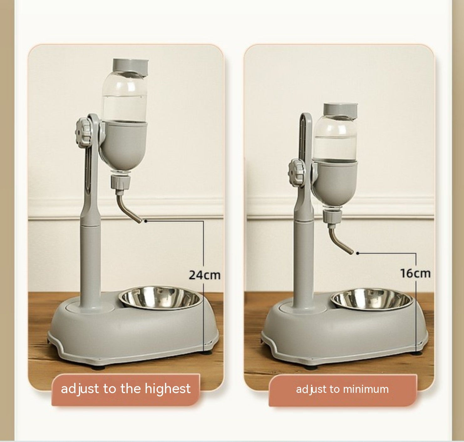 Non-Wet Mouth Hanging Dog Water Dispenser for Pets - Image 10
