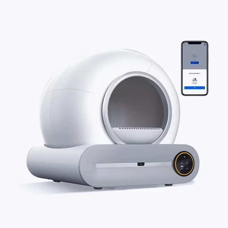 Tonepie Automatic Toilet for Cats Self-Cleaning Cat Litter Box APP Control Electric Proof Splash Sandbox Cat Pet Supplies Cat WC - Image 2
